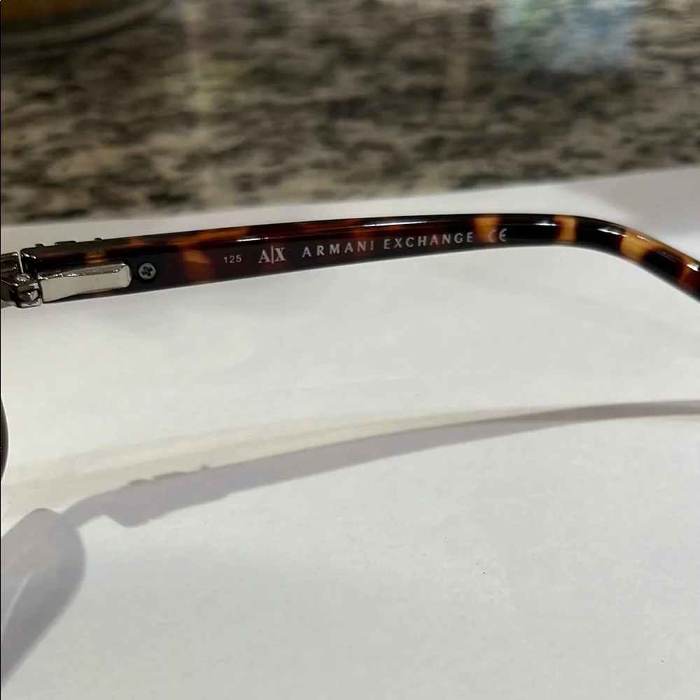 A/X Armani Exchange Brown Shield Sunglasses